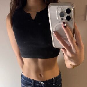 Black Sleeveless Top